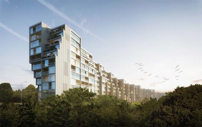 Benthem Crouwel Architects wint internationale competitie voor een nieuw appartementencomplex in Praag