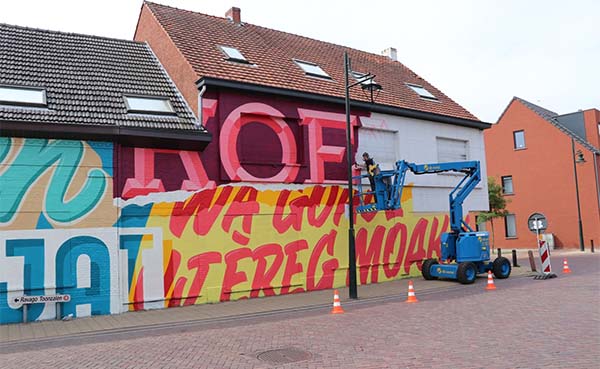 Arendonkse Artiest Eltipo steekt leegstaand pand Keukenlust in een nieuw jasje