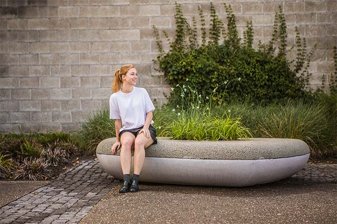 The Waterbench van ontwerper Barbara Standaert 