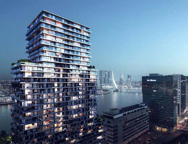 The Terraced Tower in Rotterdam