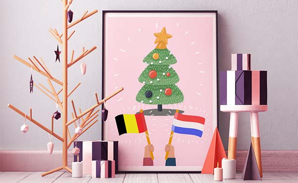 Belg zet minder vaak dan Nederlander (echte) kerstboom