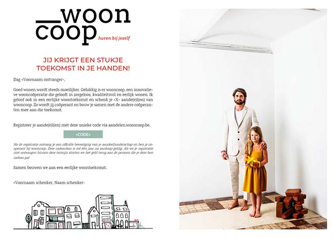 Wooncoop - Een cadeau dat geld opbrengt en impact heeft