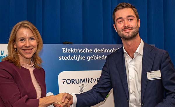 Foruminvest treedt toe tot City Deal Elektrische Deelmobiliteit