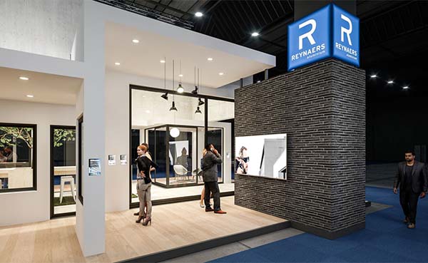 Reynaers Aluminium pakt uit met nieuwe stand op Batibouw 2020