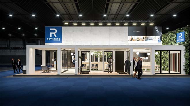 Reynaers Aluminium pakt uit met nieuwe stand op Batibouw 2020