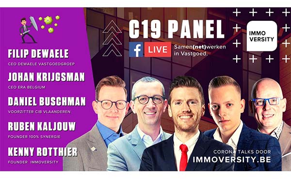 Vastgoedsector organiseert digitaal panelgesprek over impact COVID-19