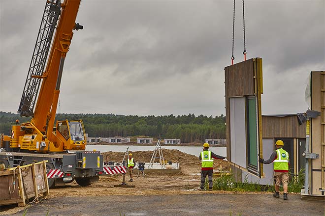 MBS bouwt 250 duurzame recreatiewoningen in amper 10 maanden tijd