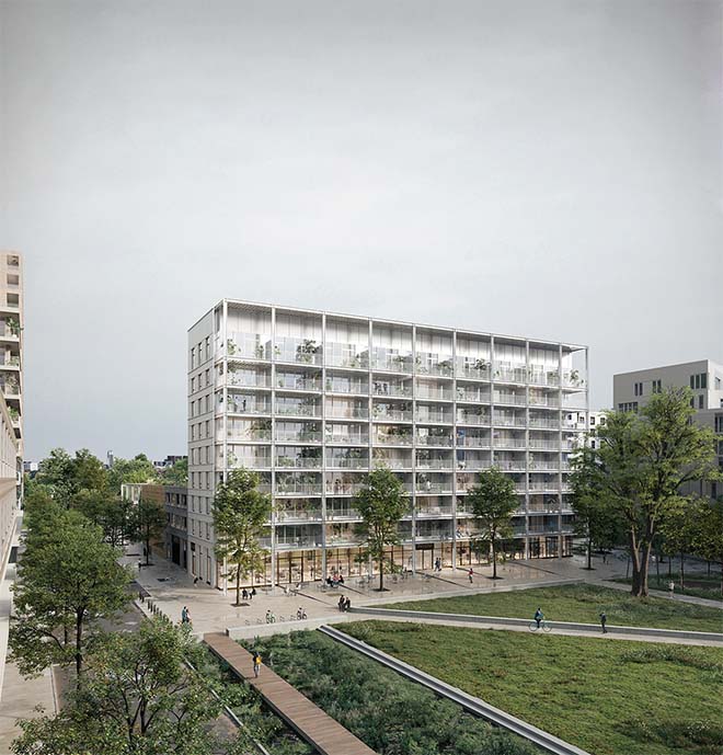 B-architecten – VELD wint de wedstrijd voor City Dox Brussel