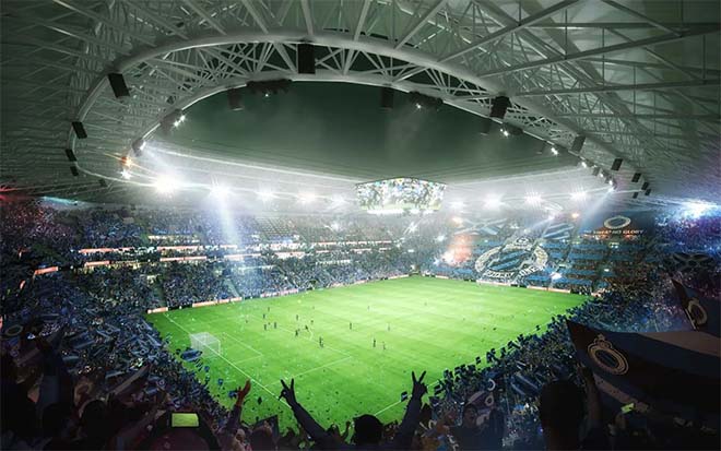 Nieuw stadion voor Club Brugge