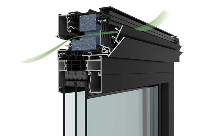 Prima binnenklimaat dankzij natuurlijke ventilatie en zonwering