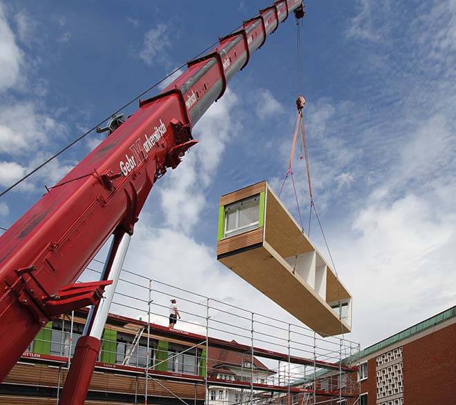 Massieve Houtbouw helpt mee aan de transitie naar circulair bouwen