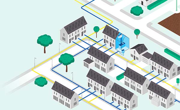 Nederlandse woonwijk uit jaren 70 gaat over op waterstof