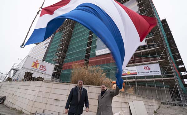 Kantoorgebouw Belvédère in Den Bosch bereikt hoogste punt