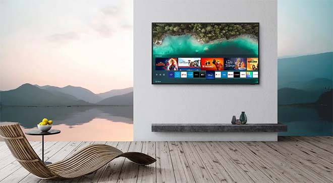 The Terrace van Samsung, een QLED 4K TV voor buiten