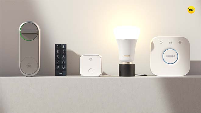 Slimmere toegang tot woning met Yale en Philips Hue 