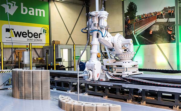 Weber Beamix zet volgende stap in 3D betonprinten