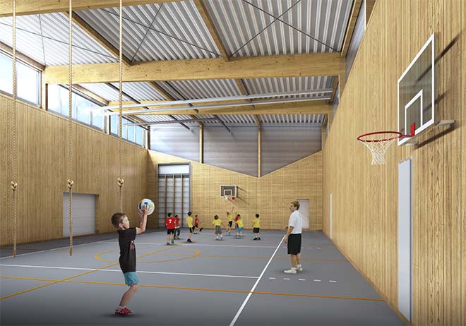 Start bouw gymzaal Heijplaat in Rotterdam