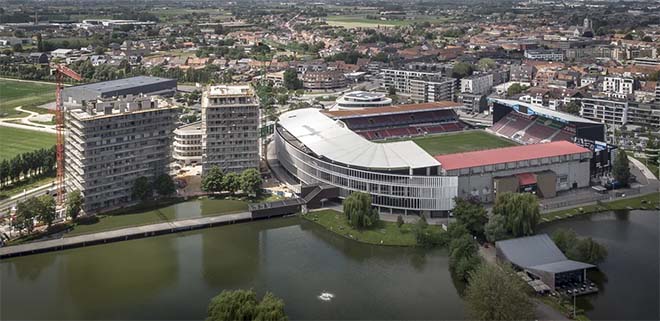 Torens Waterfront-project in Waregem 