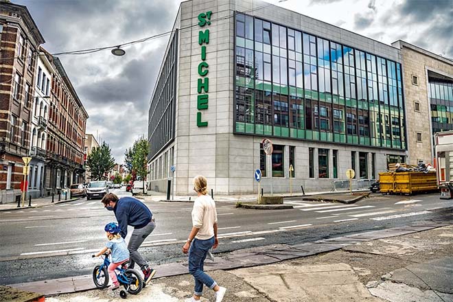 scholencampus St.Michel in de Maritiemwijk in Molenbeek