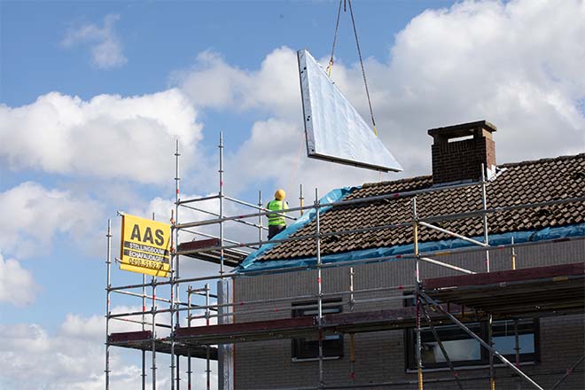 Vier sociale woningen in Hoeselt versneld energieneutraal via Sociale Energiesprong