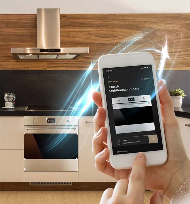 Smeg droomkeuken in augmented reality