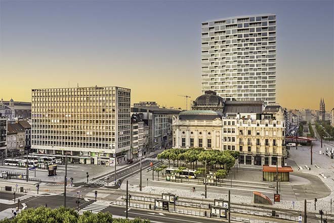 Matexi levert 240 woningen op in vernieuwde Antwerp Tower