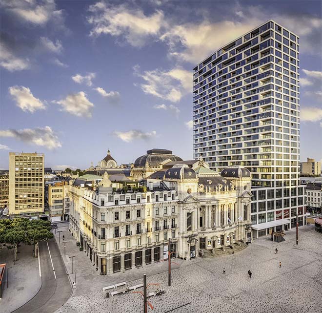 Matexi levert 240 woningen op in vernieuwde Antwerp Tower