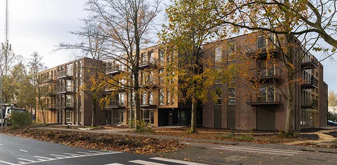 Houten woongebouw in Monnickendam in zeven maanden gerealiseerd