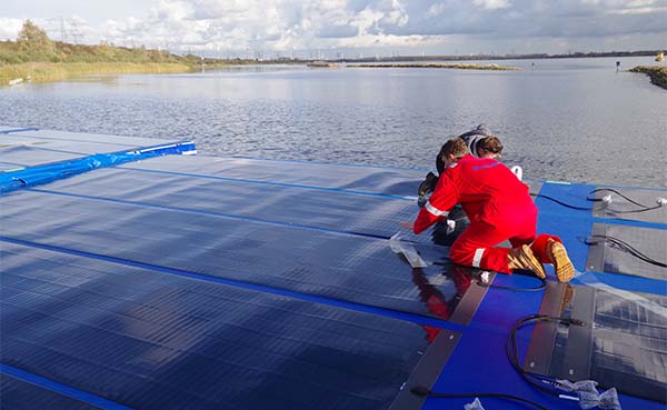 Onderzoek flexibele zonne-energiesystemen voor toepassing op zee gestart