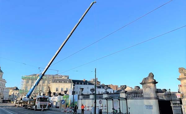 Herstellingswerken aan daken BOZAR in Brussel gestart