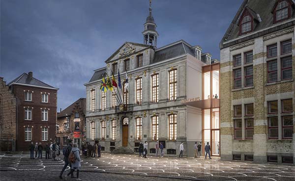 Bijzondere eerste steen voor nieuwe stadhuis van Roeselare