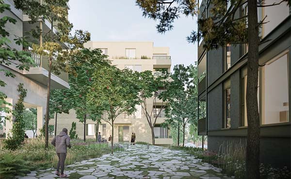 Nieuwe woonbuurt op AstraZeneca-site wordt n van de groenste van heel Brussel