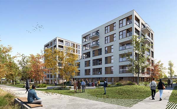 113 nieuwe appartementen met warmtenet blazen site drukkerij Strobbe nieuw leven in