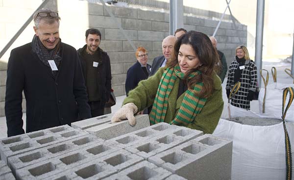 Circulaire bouwblokken zonder cement... maar met CO2