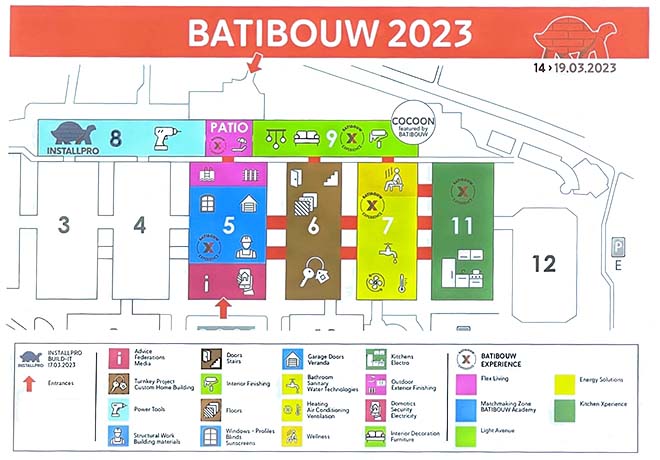 Beursplan Batibouw 2023