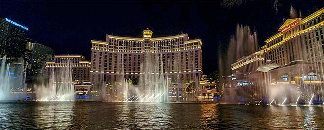 Het Bellagio hotel en casino in Las Vegas 