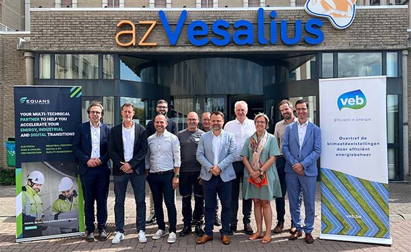 Az Vesalius bespaart meer dan 5.600 ton CO2 door energieprestatiecontract