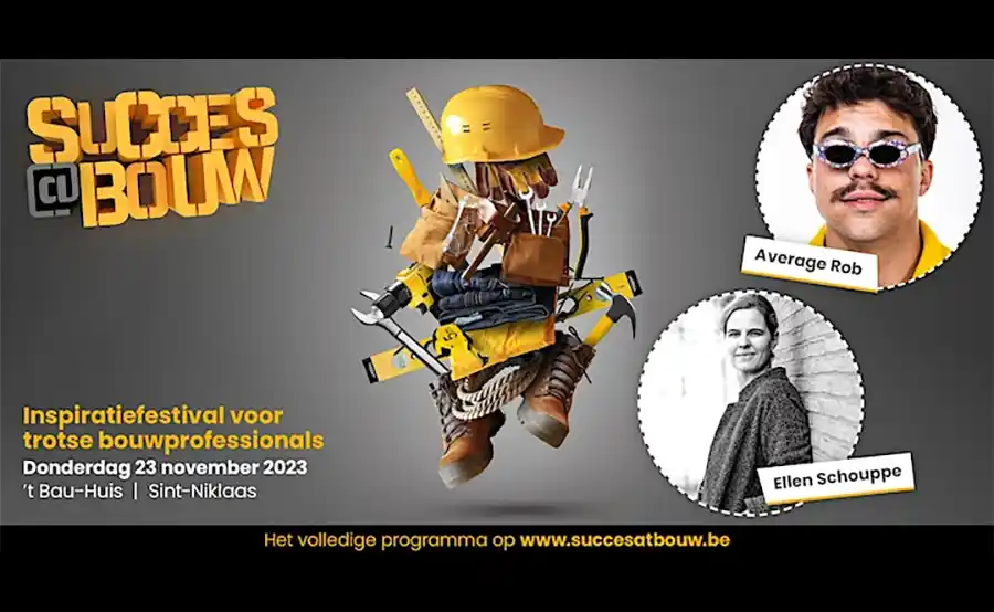 Kom naar Succes At Bouw, het grootste inspiratiefestival op 23 november