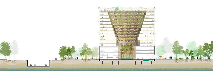 Mei architects and planners wint tender voor herbestemming Gasometer in Münster