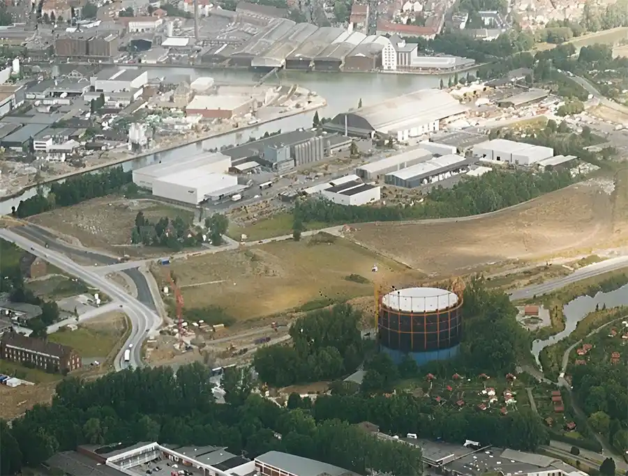 Mei architects and planners wint tender voor herbestemming Gasometer in Münster