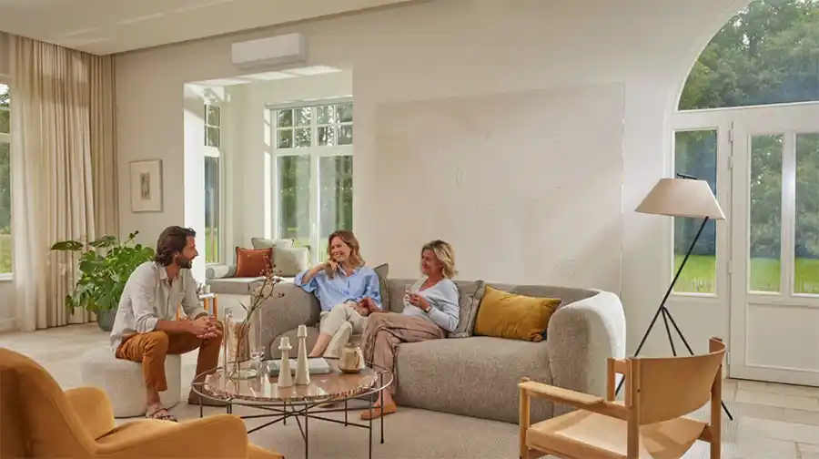 Uitzonderlijke energieprestaties met de Daikin Perfera All Seasons lucht-luchtwarmtepomp