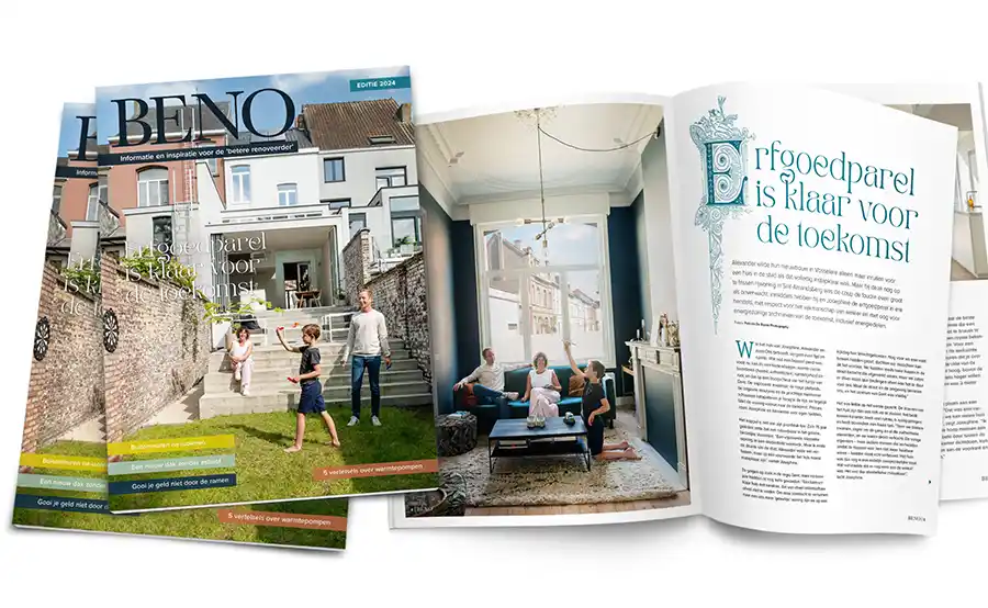 Vlaamse verbouwsector stelt nieuwste editie van het gratis magazine BENO voor