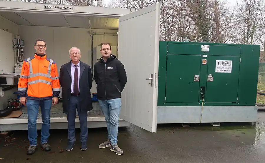Primeur: Ondergrondse winter-zomer batterij voor drinkwater in Oudenaarde
