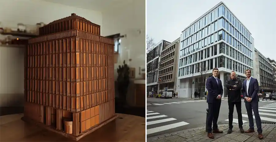 Topchocolatier Jurgen Baert ontwerpt chocolade gebouw van 35 kilo voor Belgische kanshebber vastgoed-oscars in Cannes