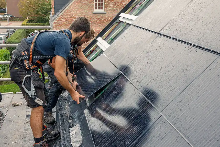 Hernieuwbare energie en een strakke uitstraling gaan hand in hand - Wienerberger