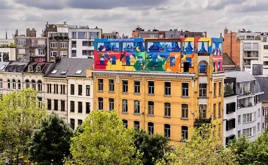Optopping project op de Vogeltjesmarkt in Antwerpen