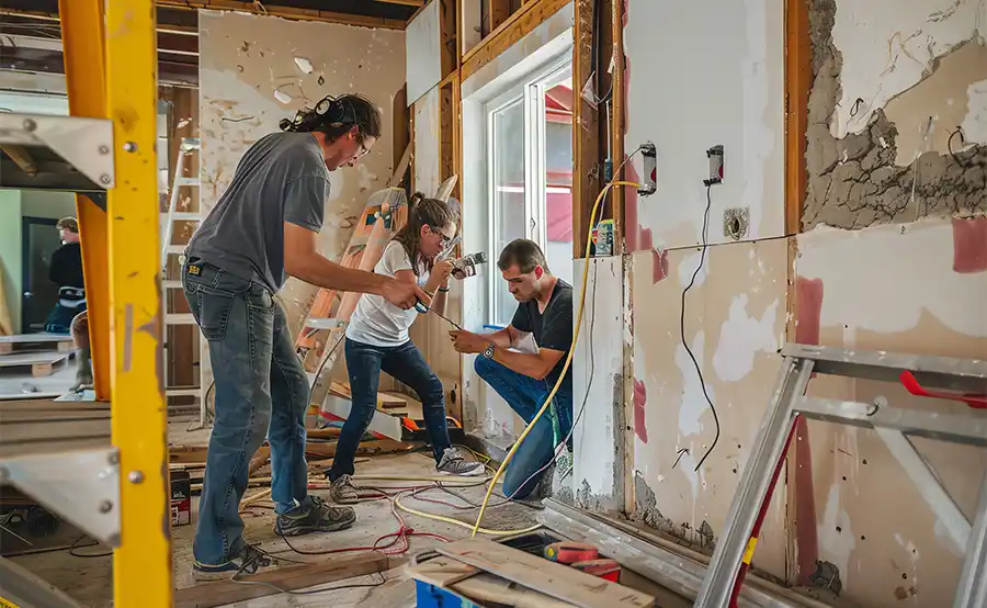 Een totaalrenovatie uitvoeren: zo begin je eraan