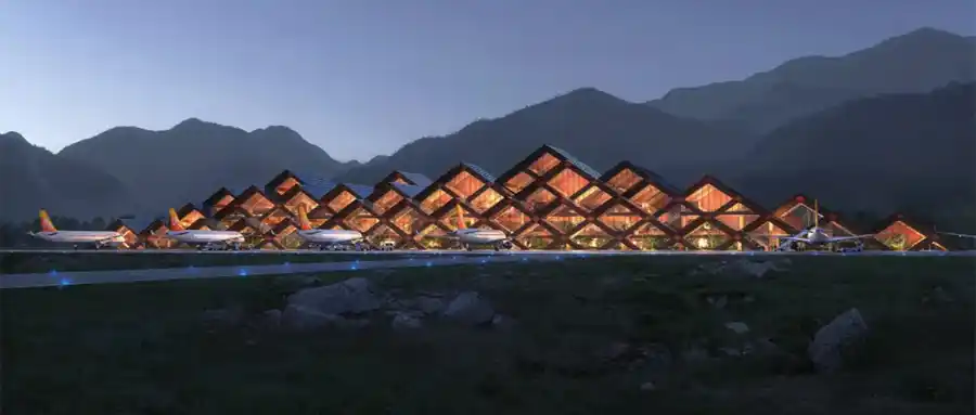 Bhutan krijgt internationale luchthaven van hout