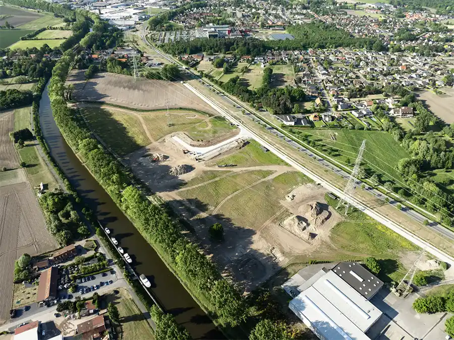 Global Estate Group opent nieuwe trage weg als startschot van uitbreiding Eeklose industriezone