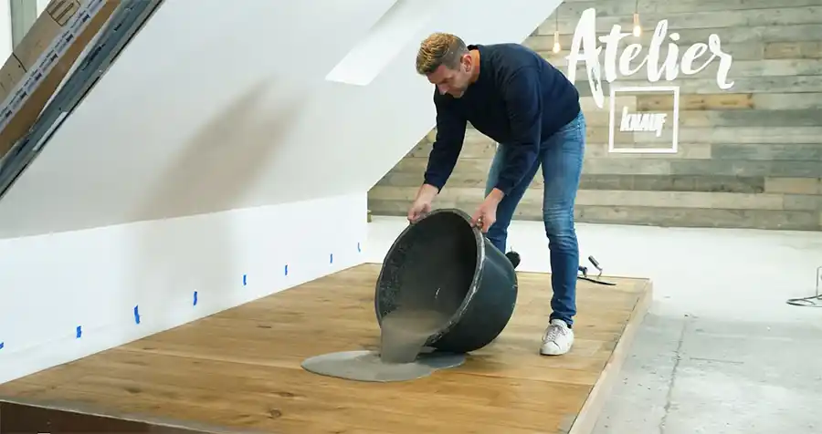Knauf - Zelf renoveren? Begin met een egale vloer als stevige basis